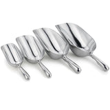 4-Size Aluminum Alloy Ice Shovel Scoop Multifunctional Grain Coffee Beans Bar Cube Scraper Measuring Spoon Kitchen Accessories