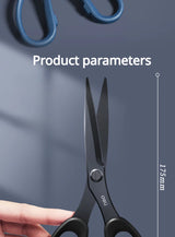 Deli 210/175mm Black Stainless Steel Scissors Business Office Stationery Home Tailor Shears Kitchen Knife Cutter Cutting Tool