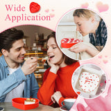 4/6/8 inch Valentine's Day Heart Shaped Cake Pans Non-Stick Reusable Silicone Love Dessert Molds DIY Baking Decoration Tools