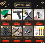 Deli 210/175mm Black Stainless Steel Scissors Business Office Stationery Home Tailor Shears Kitchen Knife Cutter Cutting Tool