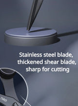 Deli 210/175mm Black Stainless Steel Scissors Business Office Stationery Home Tailor Shears Kitchen Knife Cutter Cutting Tool