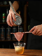 Tiki Stainless Steel 5 Piece Cocktail Set Tin-on-Tin Shaker, Jigger, Spoon and Strainer