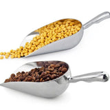 4-Size Aluminum Alloy Ice Shovel Scoop Multifunctional Grain Coffee Beans Bar Cube Scraper Measuring Spoon Kitchen Accessories