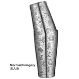 Tiki Stainless Steel 5 Piece Cocktail Set Tin-on-Tin Shaker, Jigger, Spoon and Strainer